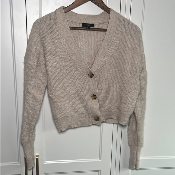 J. Crew Sweaters - J. Crew Light Beige Cardigan Sweater